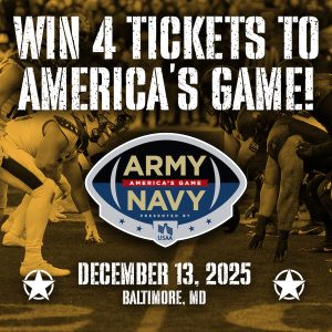 Win 4 Tickets to the 2025 Army/Navy Game, a Hotel Stay, and a meet & greet with General Raymond A. "Tony" Thomas III
