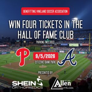 Win 4 Tickets in the Hall of Fame Club for Phillies/Braves